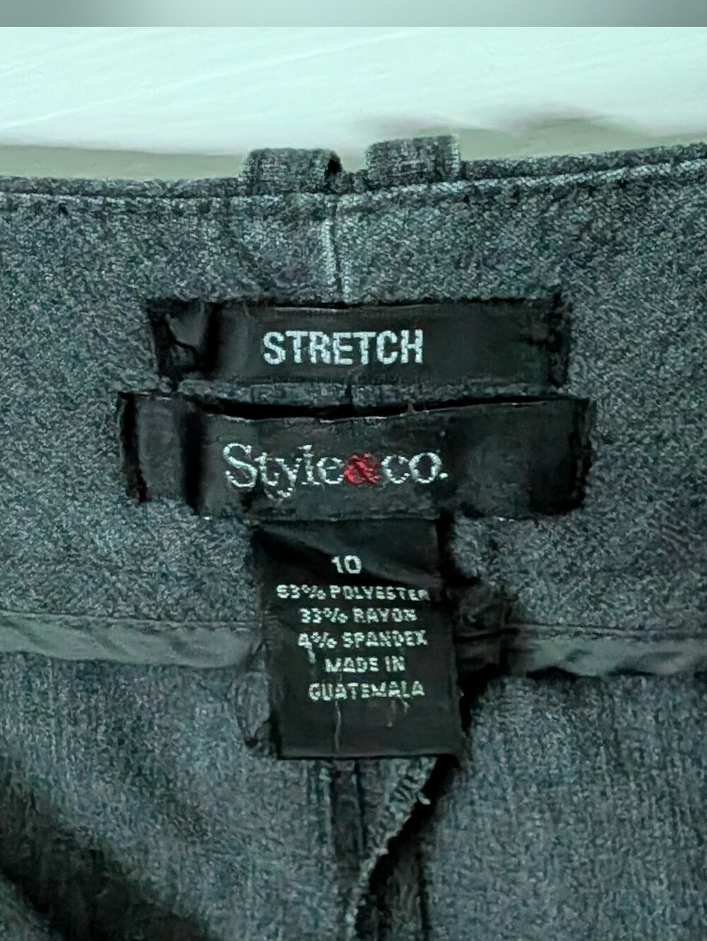 Dark Grey, Style&Co Slacks - Picture 3 of 5